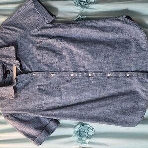 Tommy Hilfiger Light Blue Chambray Button-Down Shirt